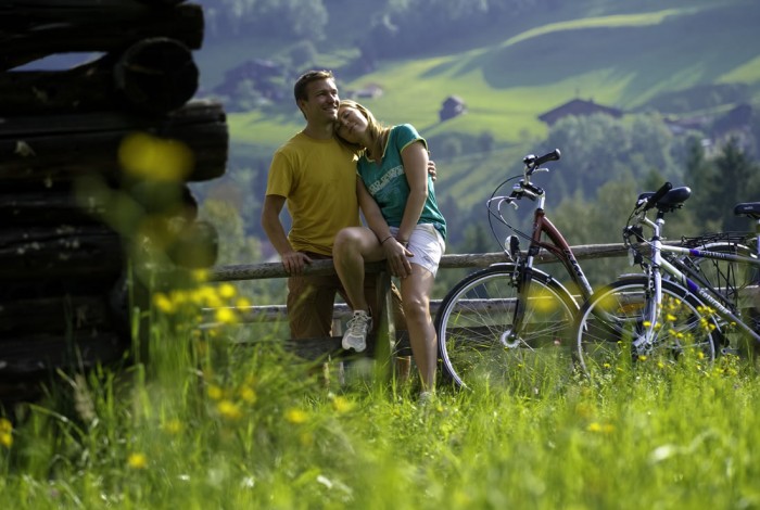 Pause während der Mountainbiketour im Gasteinertal © Gasteinertal Tourismus